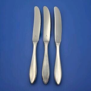 WMF Cromargan Germany Stainless Silverware SHADOWPOINT 9" Dinner Knife Set 3